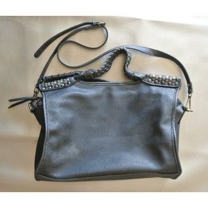 Large Purse with Stud Accents